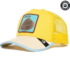 Goorin trucker hat, limited edition, straw bill.